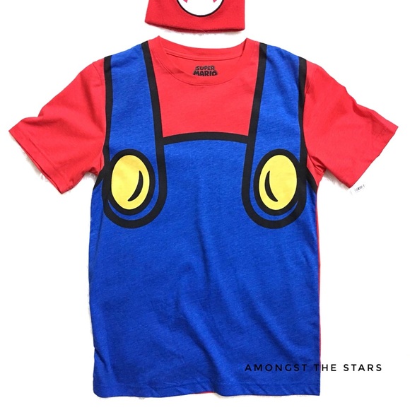 Super Mario Bros. Cosplay T-Shirt And Beanie Set - Picture 3 of 5